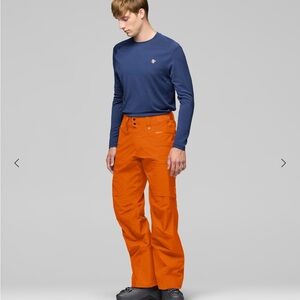Orange Snow Pants